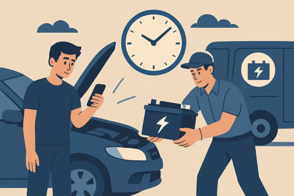 Battery Changing Service 24 Hours: What to Do