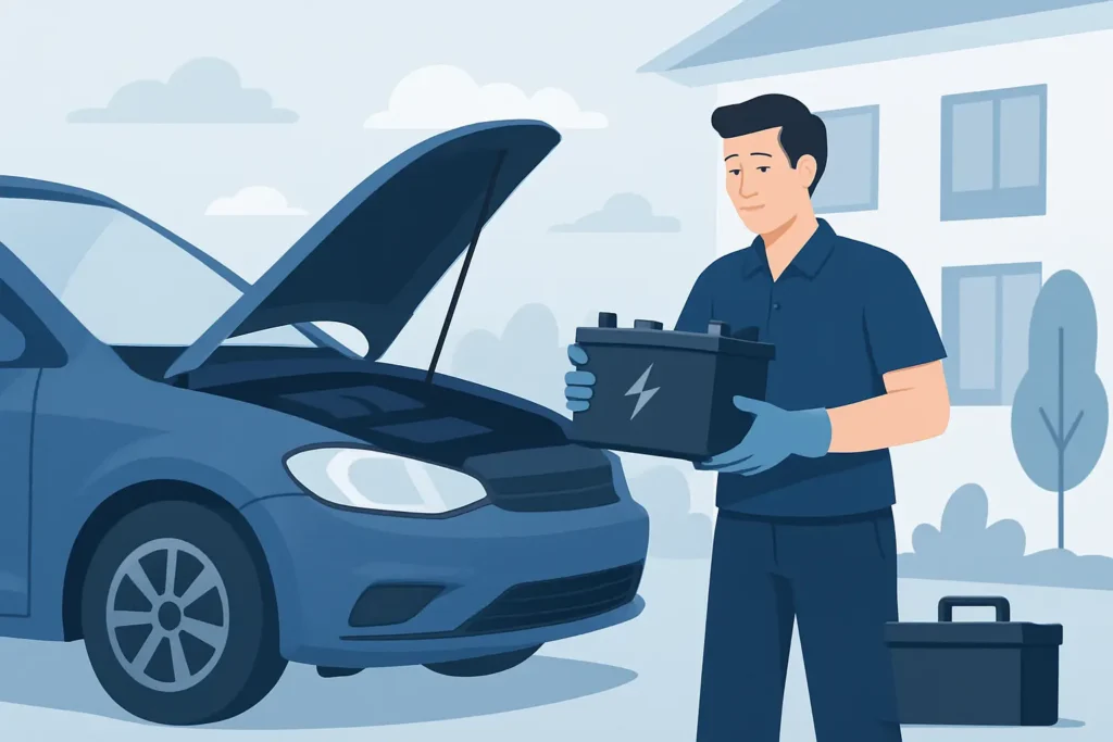 Car Battery Replacement at Home, Done Right