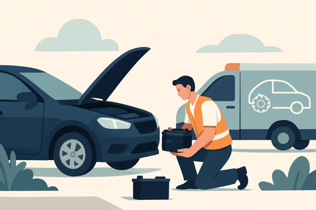 Roadside Battery Replacement: What to Expect